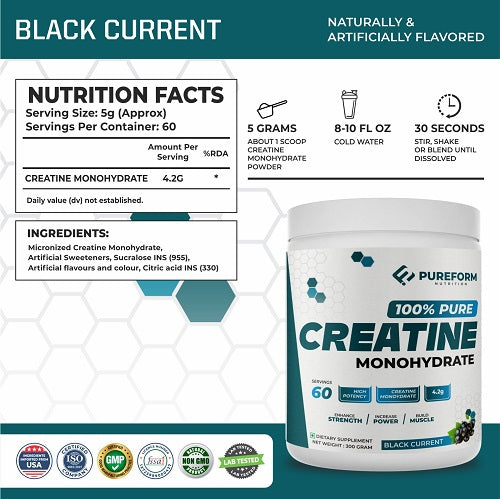 Creatine Monohydrate 300mg