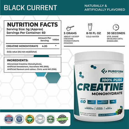 Creatine Monohydrate 300mg