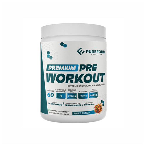 Pureform Supplements Pre Workout 300gm – Pureformnutrition.com